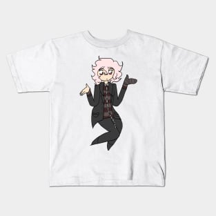 Komaeda Nagito Servant Danganronpa Chibi Sticker, Pin, + Others Kids T-Shirt